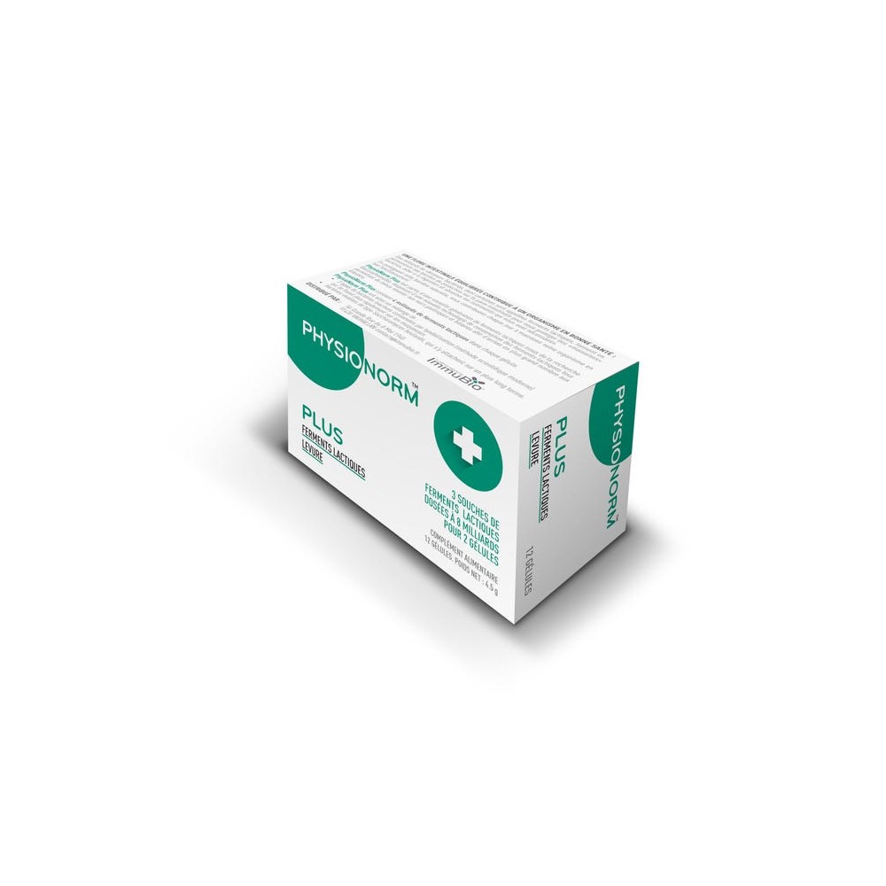 Immubio Physionorm Plus 12 Gélules