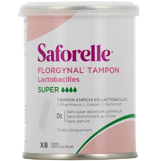 FLORGYNAL TAMPON SUPER 8
