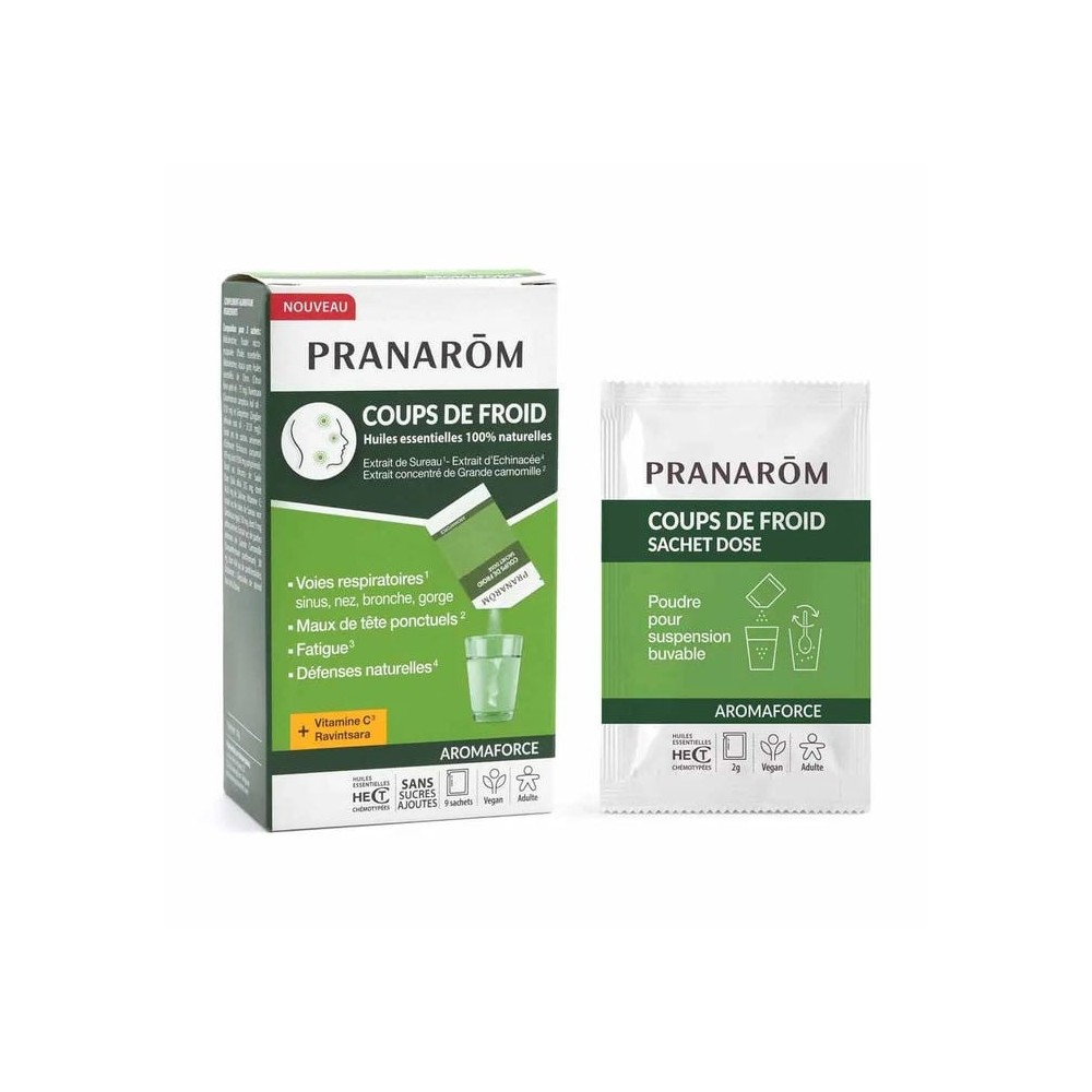 Pranarôm Aromaforce Coups de Froid 9 Sachets