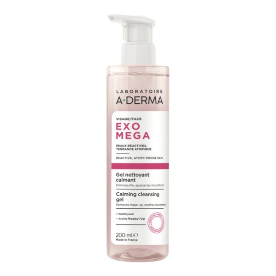 ADE EXOMEGA VISAGE GEL NETTOYANT T/ 200ML