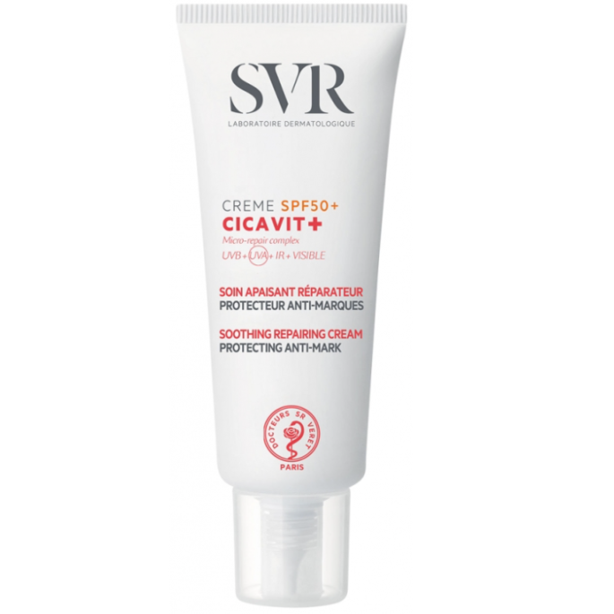 SVR Cicavit+ Crème Solaire Réparatrice SPF50+