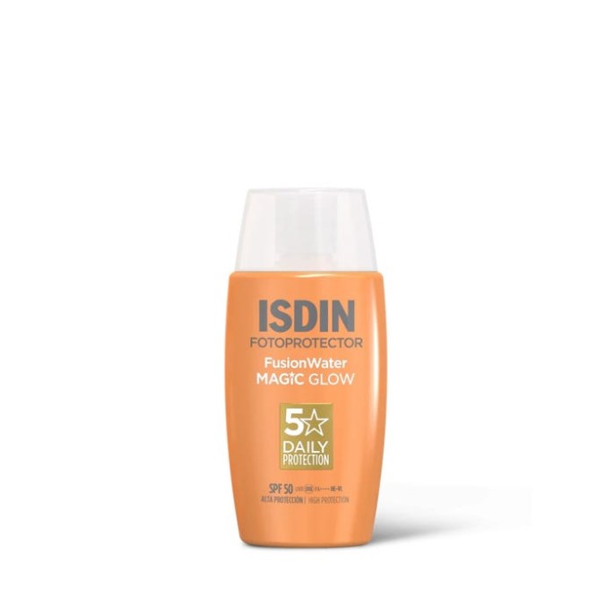 Isdin Fusion Water Magic Glow Crème Solaire SPF50 50 ml
