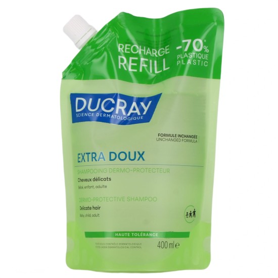 DUCRAY EXTRA DOUX SHAMPOING 400ML ECO RECH