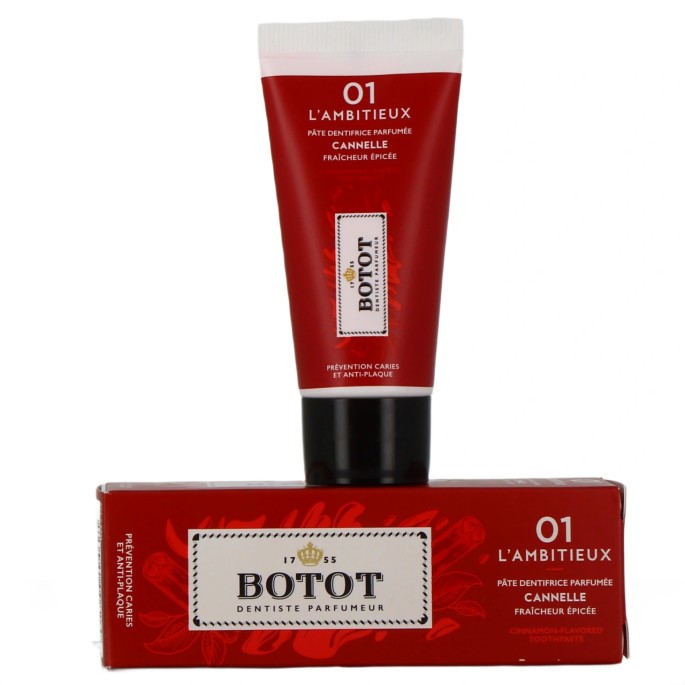 BOTOT DENTIFRICE 25ML ROUGE CANNELLE GIROFLE MENTH