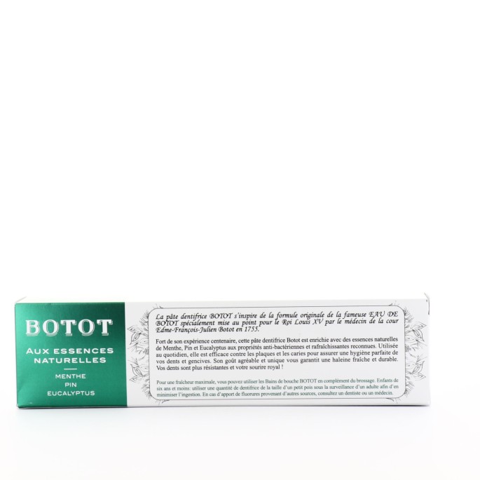 BOTOT DENTIFRICE 25ML VERT MENTHE PIN EUCALYPTUS