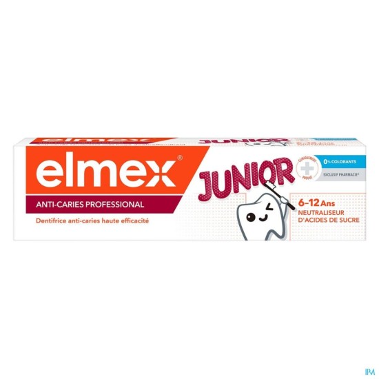 ELMEX DENTIFRICE PRO JUNIOR COLOR T/ 75ML