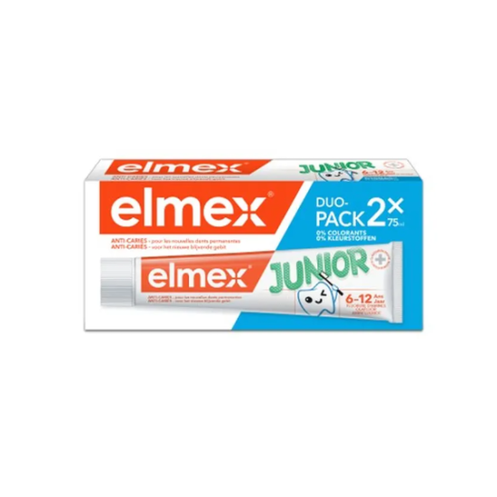 ELMEX DENTIFRICE PRO JUNIOR COLOR T/75ML DUO