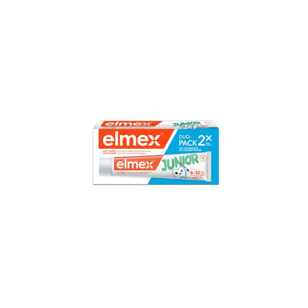 Elmex Dentifrice Pro Junior Color 75 ml Duo