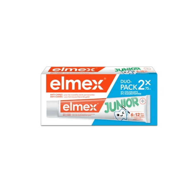 Elmex Dentifrice Pro Junior Color 75 ml Duo