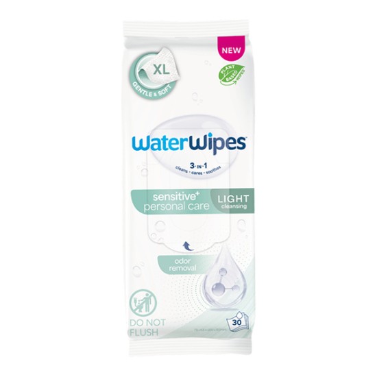 WATER WIPES LINGETTES INTIMES XL LIGHT X30