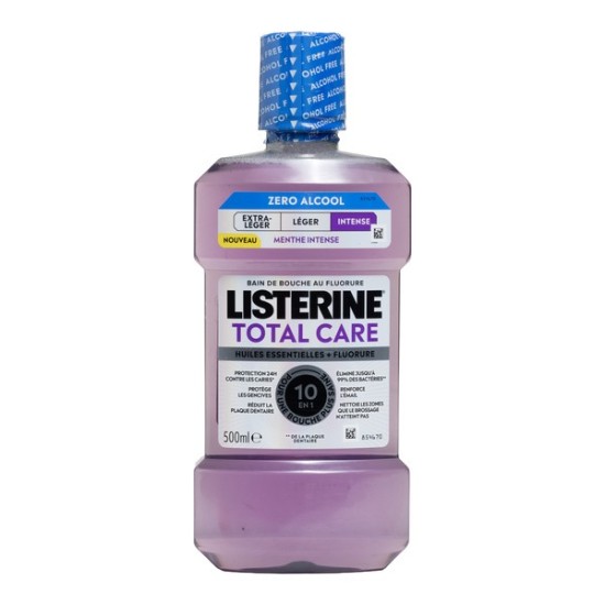 LISTERINE TOTAL CARE ZERO 500ML MENTHE INTENSE