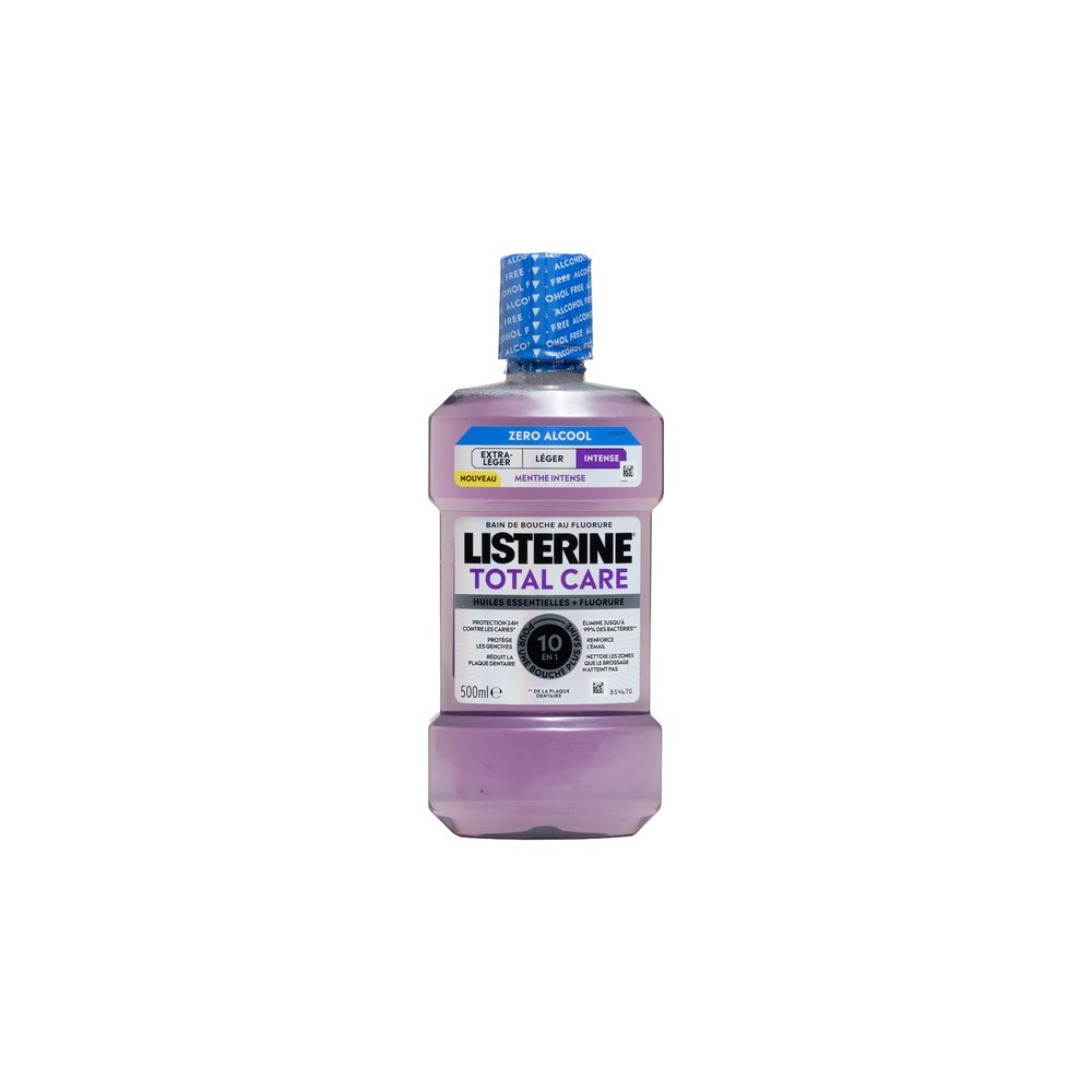 Listerine Total Care Bain de Bouche 500 ml Menthe Intense