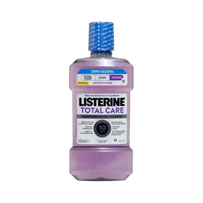 Listerine Total Care Bain de Bouche 500 ml Menthe Intense