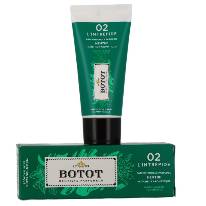 BOTOT DENTIFRICE 25ML VERT MENTHE PIN EUCALYPTUS