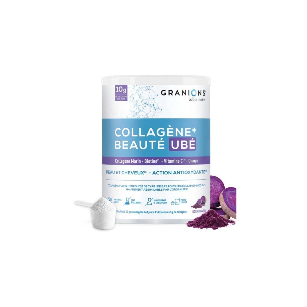 GRANIONS COLLAGENE MARIN + BEAUTE UBE 220G