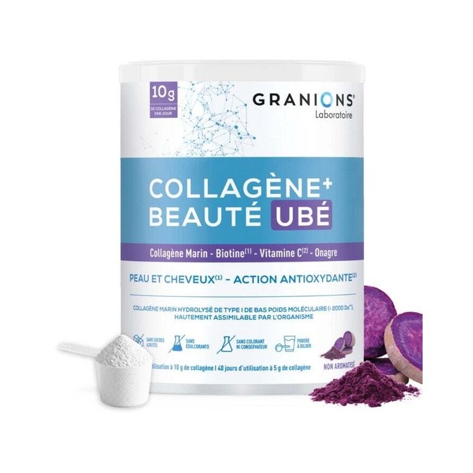 GRANIONS COLLAGENE MARIN + BEAUTE UBE 220G