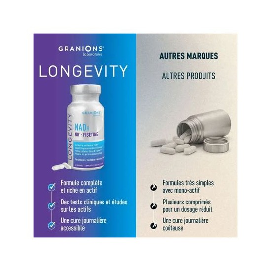 GRANIONS COMPLEXE LONGEVITY CPR B/ 60