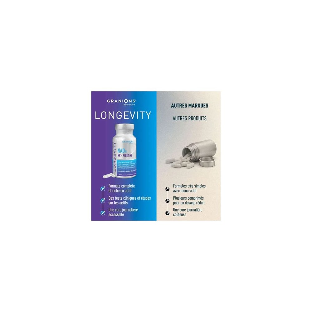 GRANIONS COMPLEXE LONGEVITY CPR B/ 60