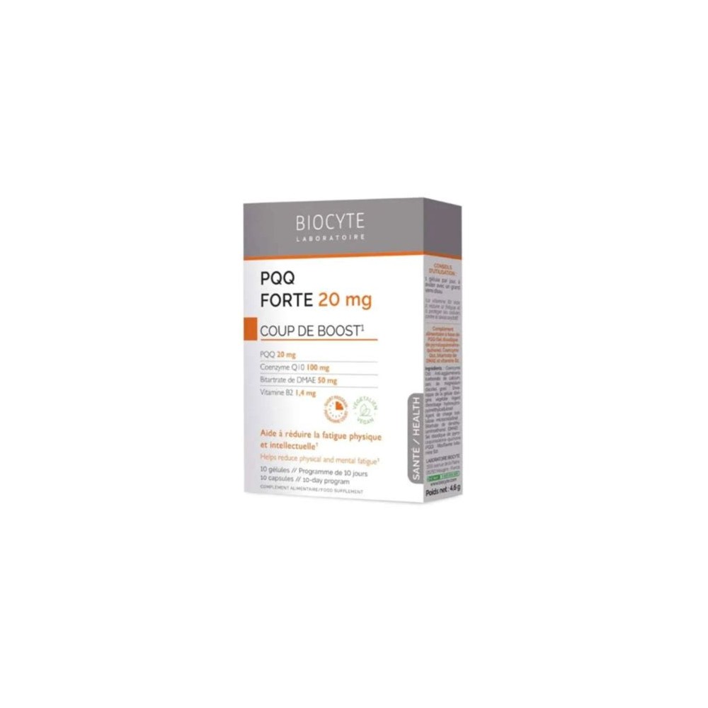 Biocyte Pqq Forte 20 mg Gel 10 Unités