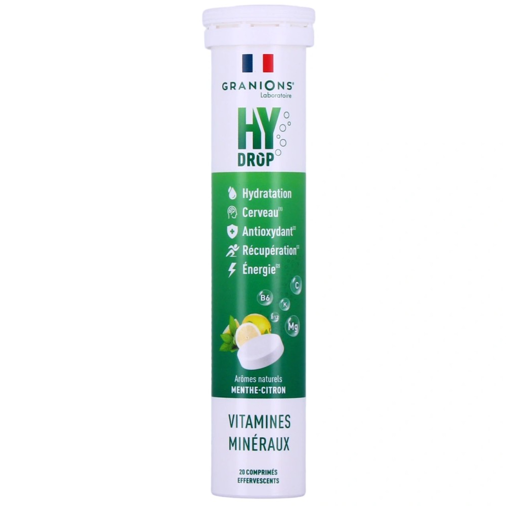 Granions Hydrop Menthe Citron 20 Comprimés