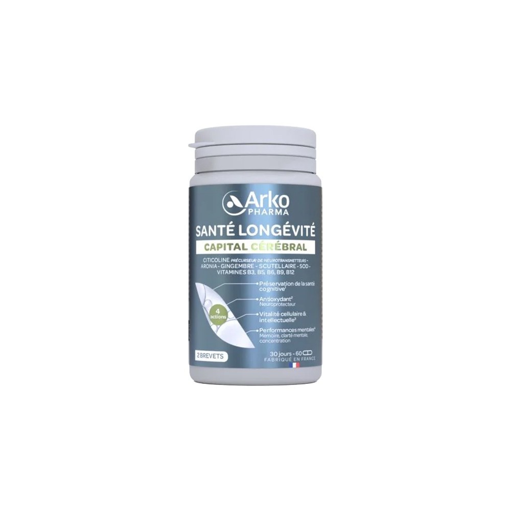 Arkopharma Capital Cérébral Gel 60 Unités
