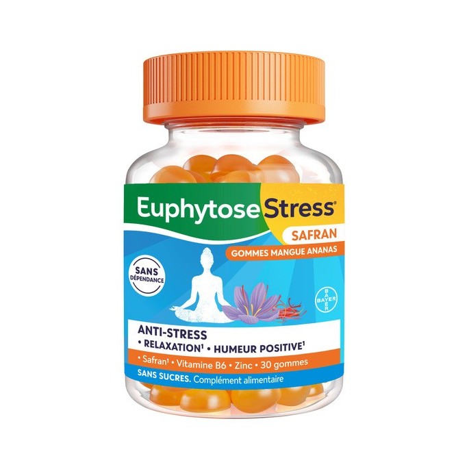 Euphytose Stress Gammes Safran Gummies 30 Unités