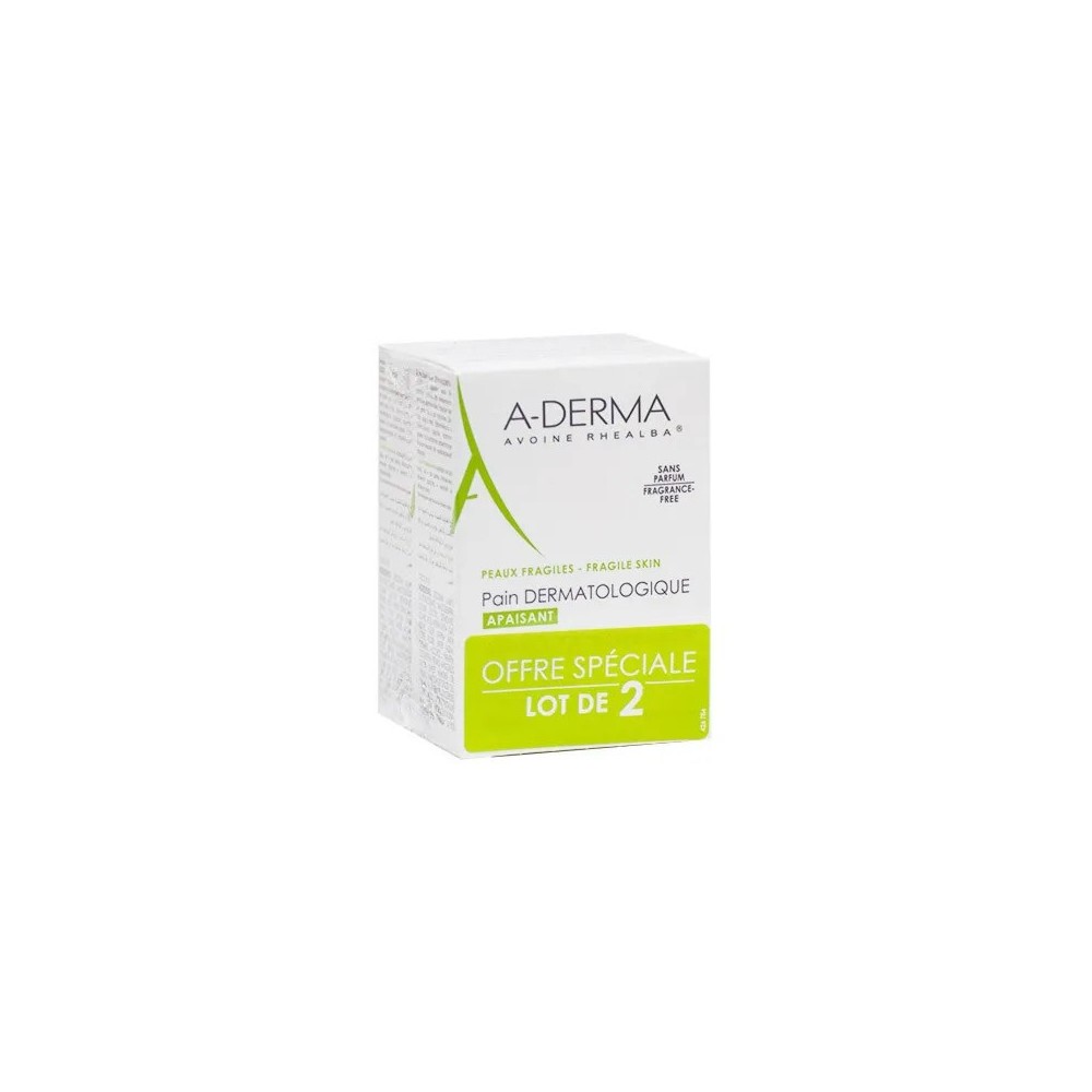 A-Derma Pain Dermatologique Apaisant Duo