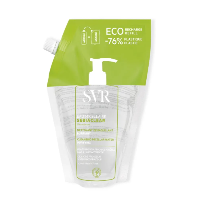 SVR Sebiaclear Eau Micellaire Éco Recharge 400 ml