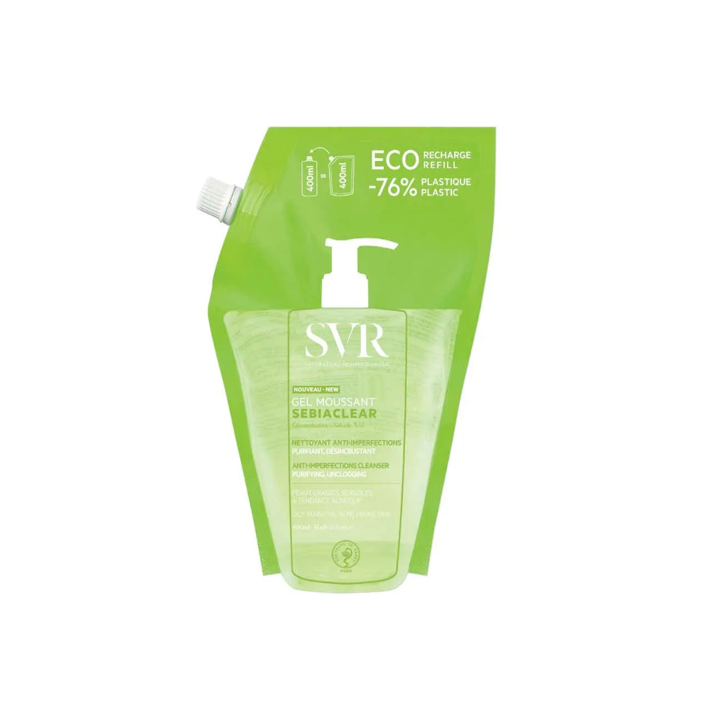 SVR Sebiaclear Gel Moussant 400 ml Éco Recharge
