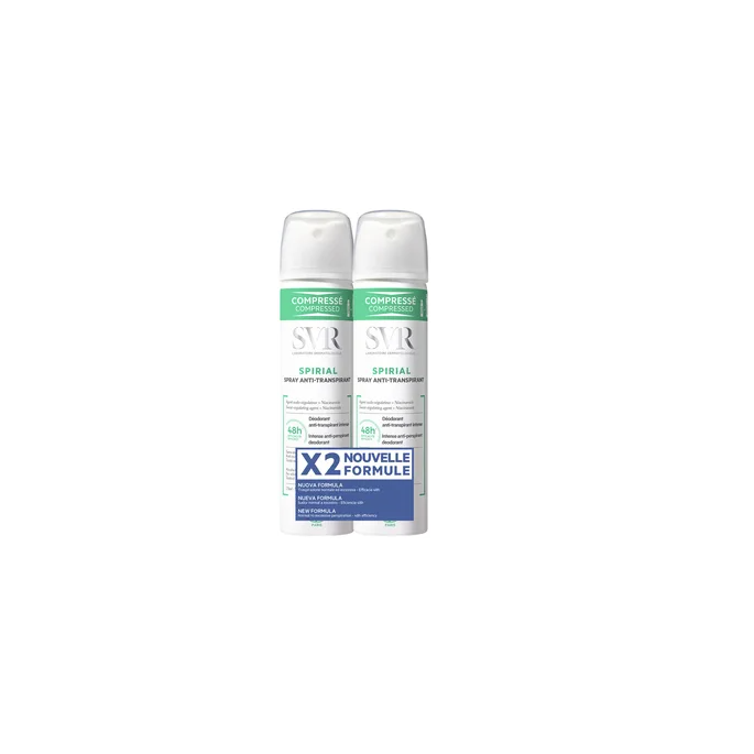 SVR Spirial Déodorant Anti-Transpirant Spray Duo