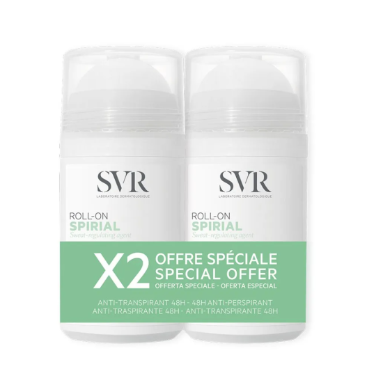 SVR Spirial Déodorant Roll-On Duo 2x50ml