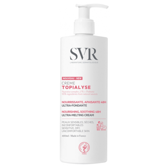 SVR Topialyse Crème Nourrissante Apaisante 400 ml