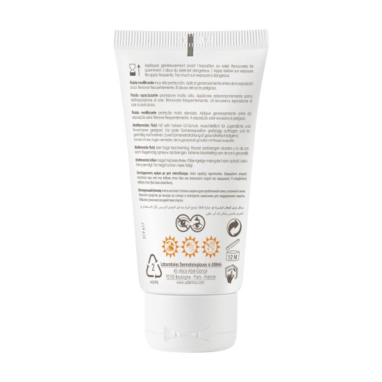 A-DERMA Protect AC Fluide Matifiant SPF 50+