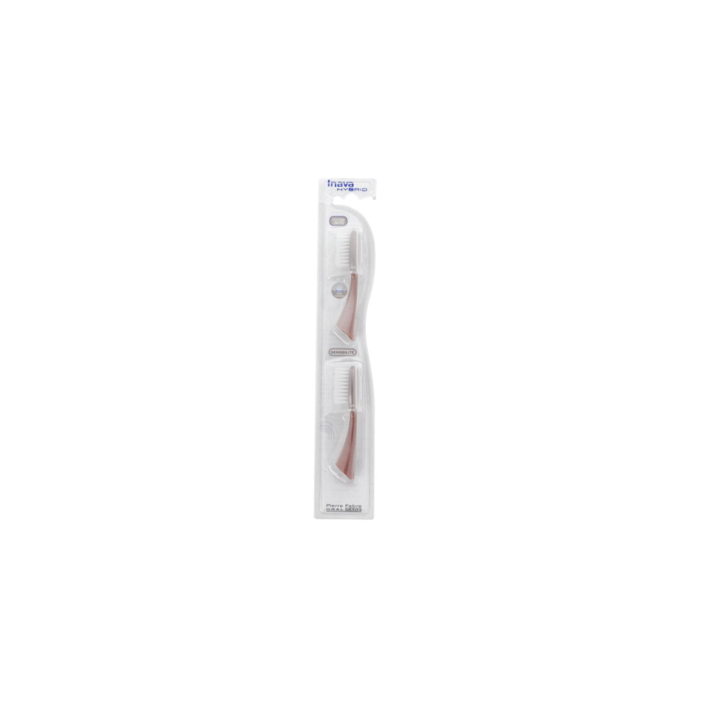Pierre Fabre Oral Care Brossettes Inava Bad Hybrid Rose