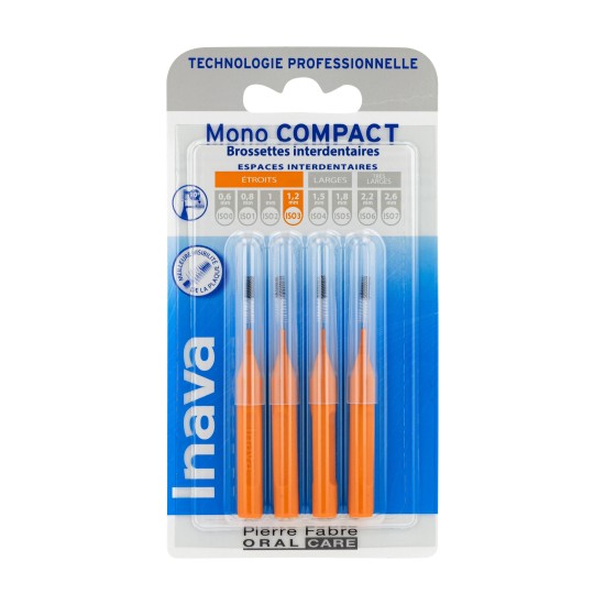 Pierre Fabre Oral Care Brossettes Interdentaires Mono Compac