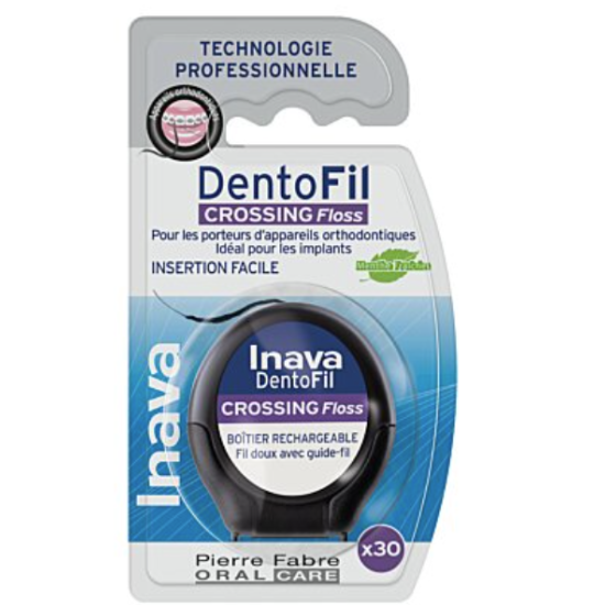 Inava fil dentaire Crossing Floss 30 m
