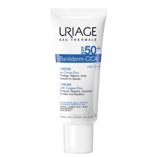 Uriage Bariéderm Cica Crème SPF 50 - 40 ml