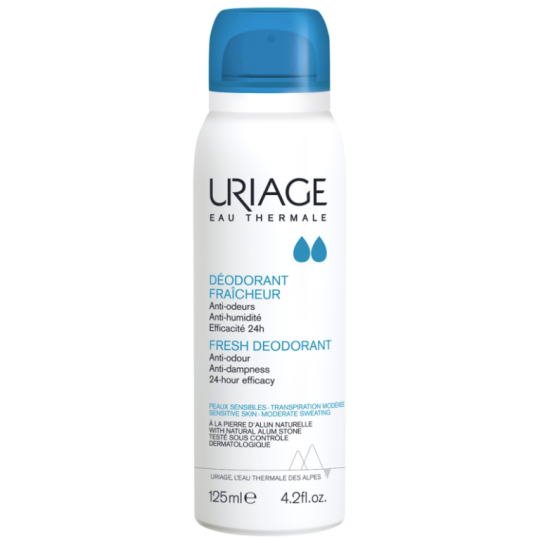 Uriage déodorant fraîcheur spray 125 ml