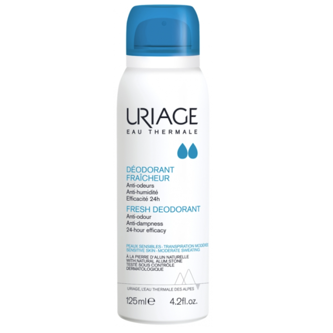 Uriage déodorant fraîcheur spray 125 ml