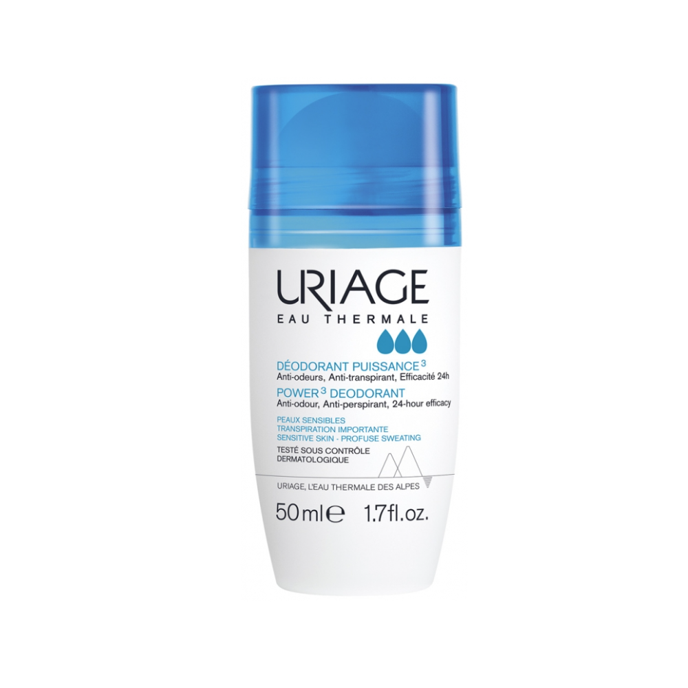 Uriage Déodorant Puissance 3 Roll-On 50 ml