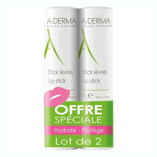 A-DERMA Stick Lèvres Duo 2 x 4 g