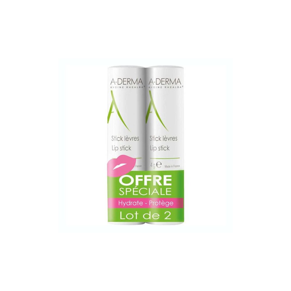 A-Derma Stick Lèvres Duo 2 x 4 g