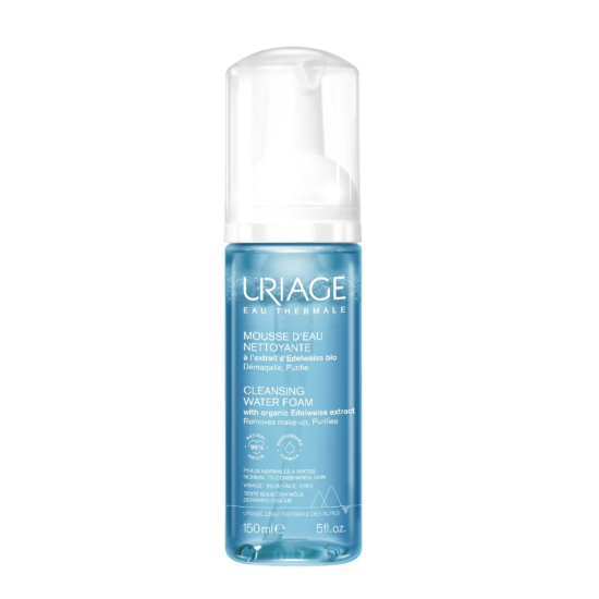 Uriage mousse d'eau nettoyante 150 ml