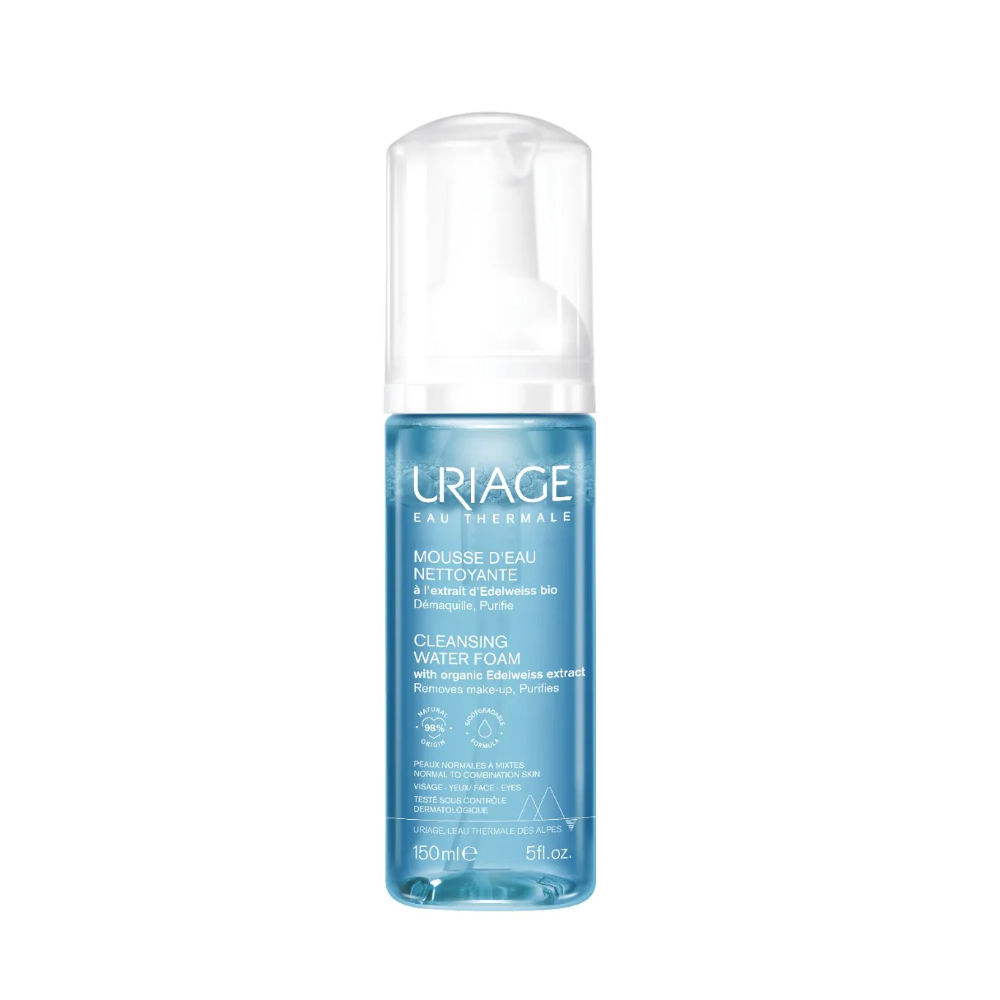 Uriage mousse d'eau nettoyante 150 ml