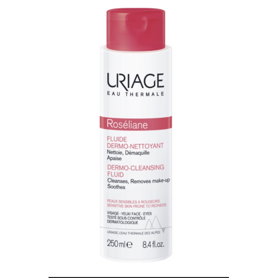 Uriage Roséliane Fluide Dermo-Nettoyant 250 ml