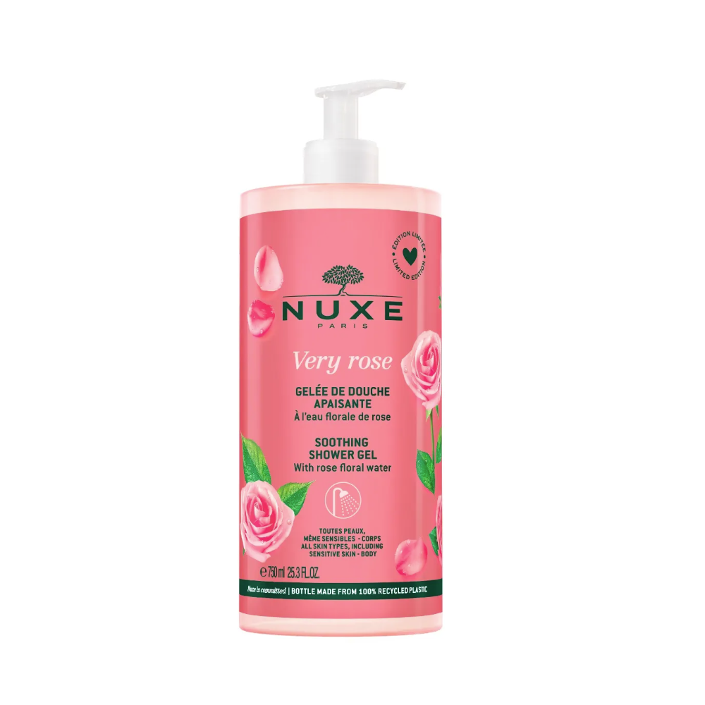 Nuxe gel douche very rose 750 g