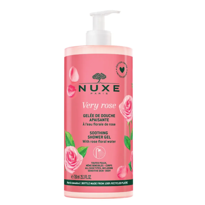 Nuxe gel douche very rose 750 g
