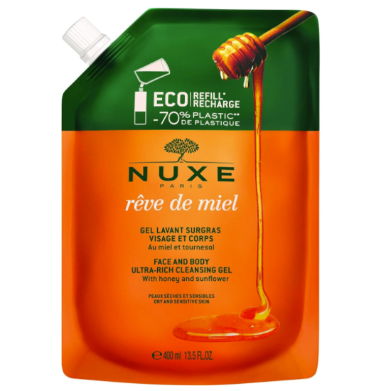 Nuxe rêve de miel gel lavant surgras 400 ml