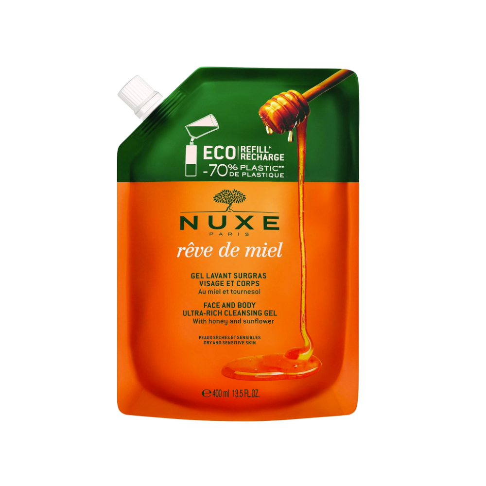 Nuxe rêve de miel gel lavant surgras 400 ml