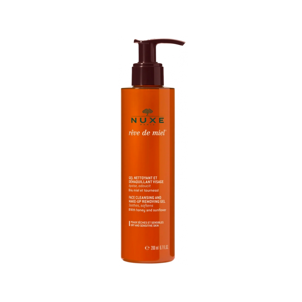 Nuxe rêve de miel gel nettoyant visage 200 ml